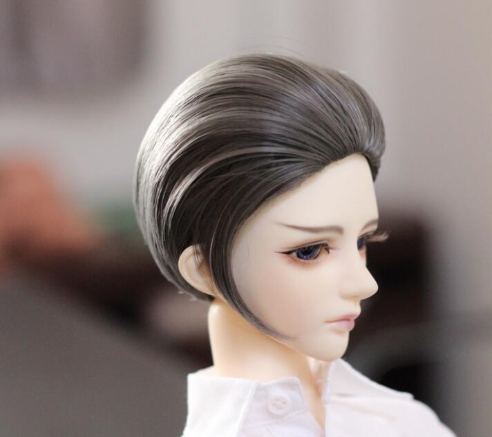 short wig for boy bjd 1/6,1/4,1/3 size - Click Image to Close